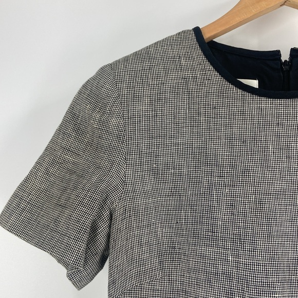 Talbots grey linen sheath maxi dress career work business - Picture 6 of 15